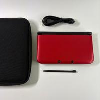 nintendo 3ds xl rosso con accessori