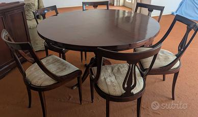 tavolo con 6 sedie
