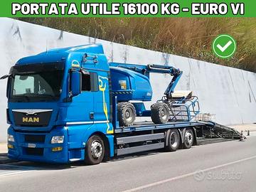 MAN TGX 440 CARRELLONE A RAMPE IDRAULICHE euro 6