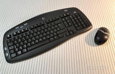 Logitech tastiera e mouse wireless