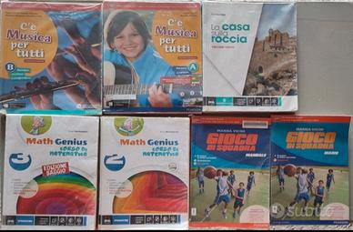 Libri scolastici medie.