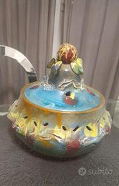 centrotavola ceramica Ghersi Albisola