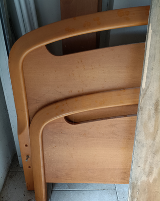 Letto e madia 6 cassetti