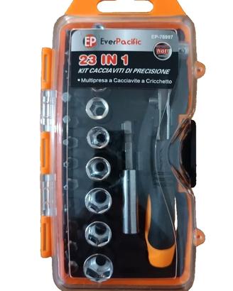 Kit Cacciaviti Cricchetto 23in1 Bussole Nuovo