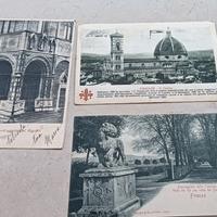 set cartoline postali antiche viaggiate Toscana