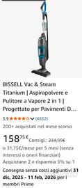 BISSELL

Vac & Steam Titanium
