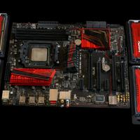 SCHEDA MADRE ASUS 970, FX 8300, 8 CORE, 32 GB RAM