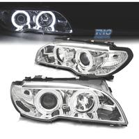 FARI BMW E46 COUPE 03-06 XENON OCCHI ANGEL CCFL FO