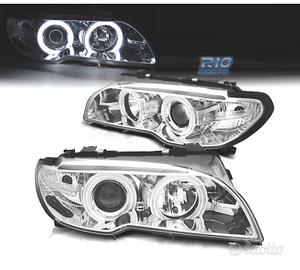 FARI BMW E46 COUPE 03-06 XENON OCCHI ANGEL CCFL FO