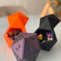 Contenitore porta dadi DnD magnetico
