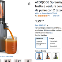 Estrattore Frutta Verdura a freddo NUOVO