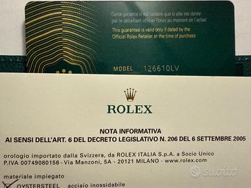 Rolex Submariner Starbucks febbraio 2026