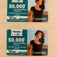 Schede telefoniche “Omnitel” - Megan Gale