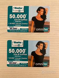 Schede telefoniche “Omnitel” - Megan Gale