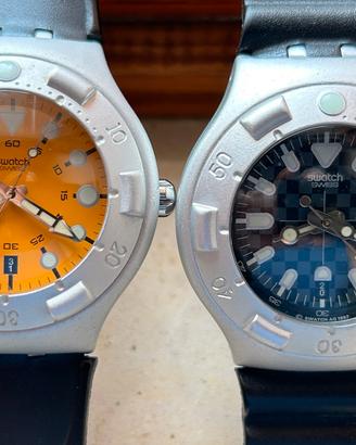 Coppia swatch scuba irony