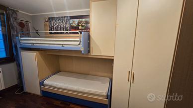 Cameretta 2 letti e cabina armadio alta qualita'