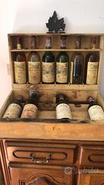 Collezione vino scatola legno originale
