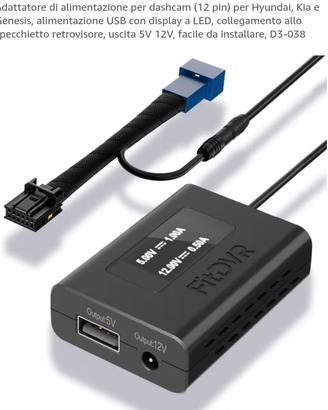 Adattatore Dashcam 12 pin Hyundai Kia Genesis