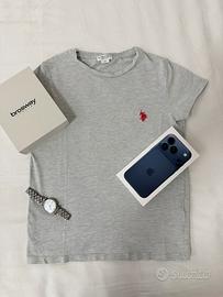 Grey t-shirt polo ASSN