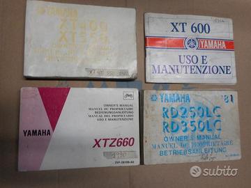 Libretto uso manutenzione yamaha xt 600 xtz 660