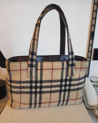 Burberry borsa in lana vintage