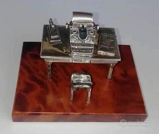 MINIATURA SCRIVANIA IN ARGENTO 925/000