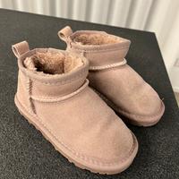 Stivaletti da bambina con pelo n. 28 colore rosa