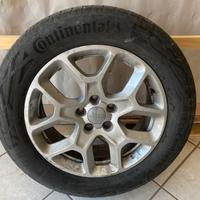 4 cerchi in lega da 17” con gomme estive Jeep