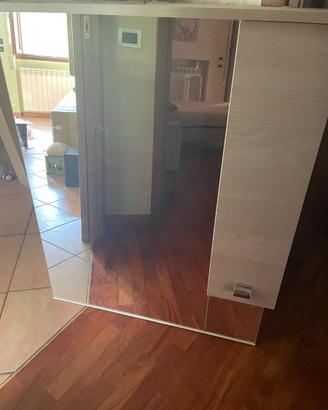 Specchio bagno più mobiletto