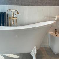 Vasca da bagno Retro' piccola con piedini in stile