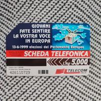 scheda Telefonica Telecom Parlamento 