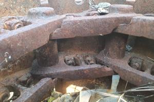 Coppia cingoli ruspa fiat allis 8 b