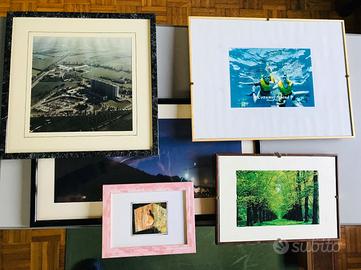 Stock 13 Cornici vetro cn bordi e misure variegati