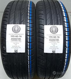 2 GOMME 195 60 16 BRIDGESTONE A75989