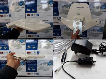 ANTENNA TV AMPLIFICATA DVB T2 CAMPER