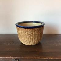 coprivaso in ceramica e corda