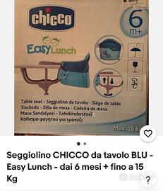 Sedia da tavolo Chicco