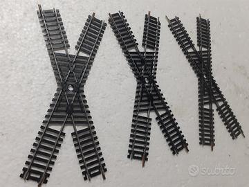 lotto incroci modellismo ferroviario h0 