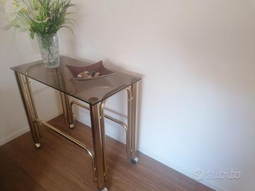 carrello bar carrello in metallo oro