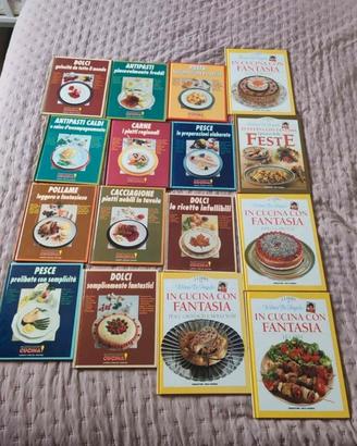 Lotto 16 Libri di Cucina Vintage gastronomia 