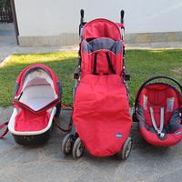 passeggino trio chicco rosso