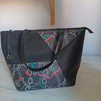 Borsa Cortina Polo style nera