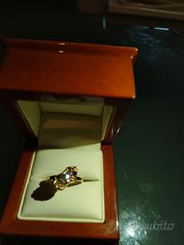 Anello oro con opale