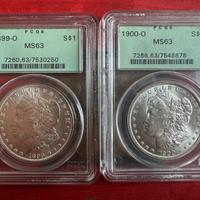 Morgan Silver Dollar – PCGS MS 63 Argento
