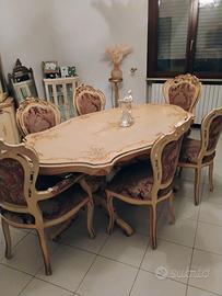 Sala da  pranzo stile veneziano