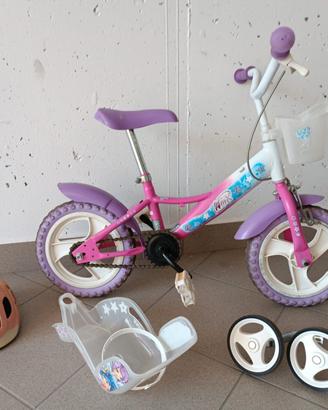 Bicicletta bambina con rotelle Winx