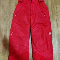 Quechua pantaloni neve con bretelle bambino 8 anni