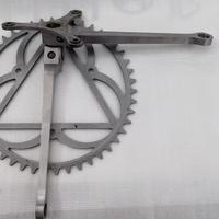 Bianchi set ricambio pedivelle e corona 46 denti