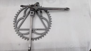 Bianchi set ricambio pedivelle e corona 46 denti