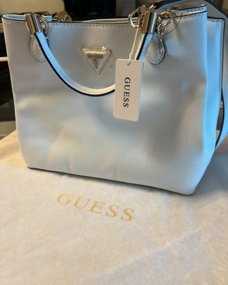 Borsa Bianca GUESS Gizele Girlfriend Carryall